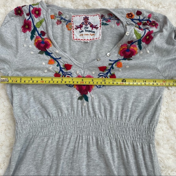 Johnny Was Floral Embroidered Dress - Picture 12 of 14